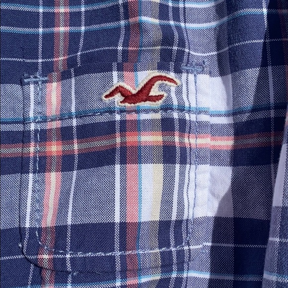 Hollister Blue Plaid Blazer Never Worn S - Picture 3 of 5